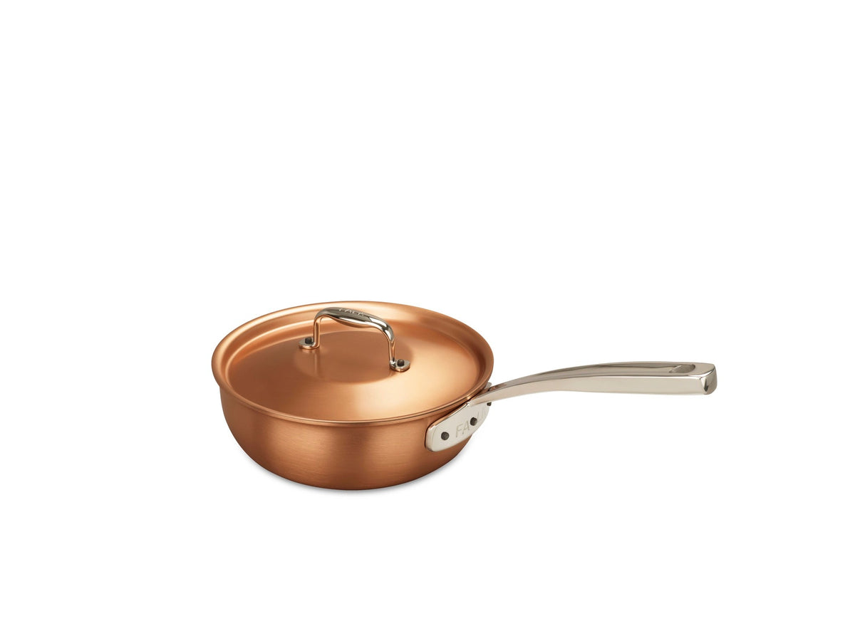 Kupfersauteuse 20 cm Falk Culinair Signature mit Deckel