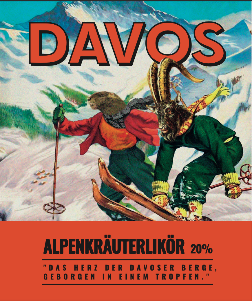 Davos Alpenkräuterlikör