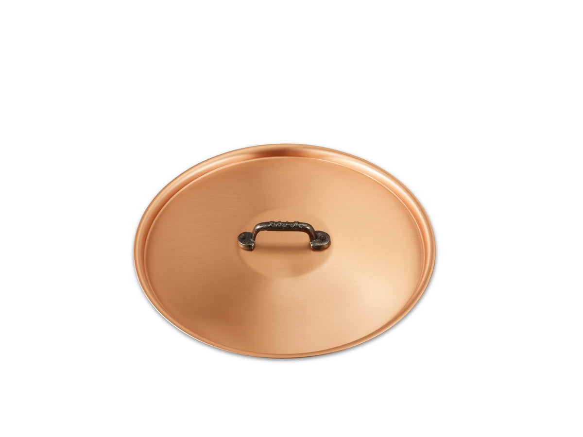 Deckel 28 cm für Kupfertopf Falk Culinair Classic, Kupfer mit Eisengriff