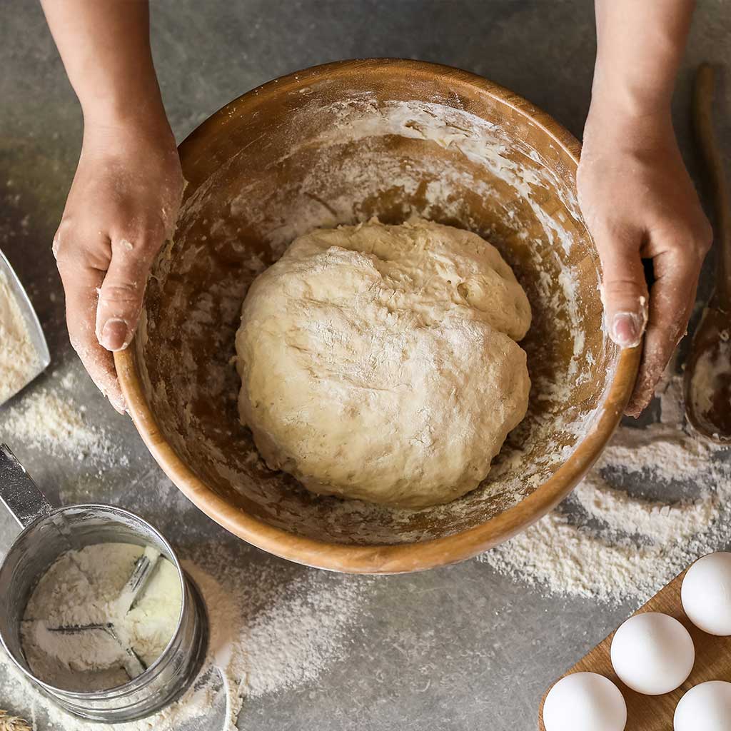 Brot zum Fondue in der Brennerei Aktienmühle Basel