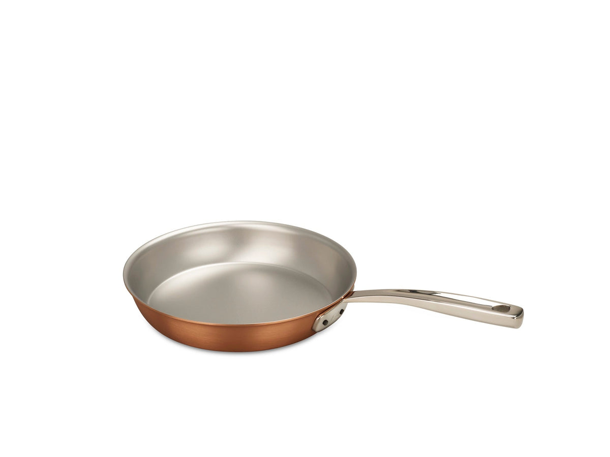 Kupferbratpfanne 24 cm Falk Culinair Signature, poliertes Kupfer mit Edelstahlgriff