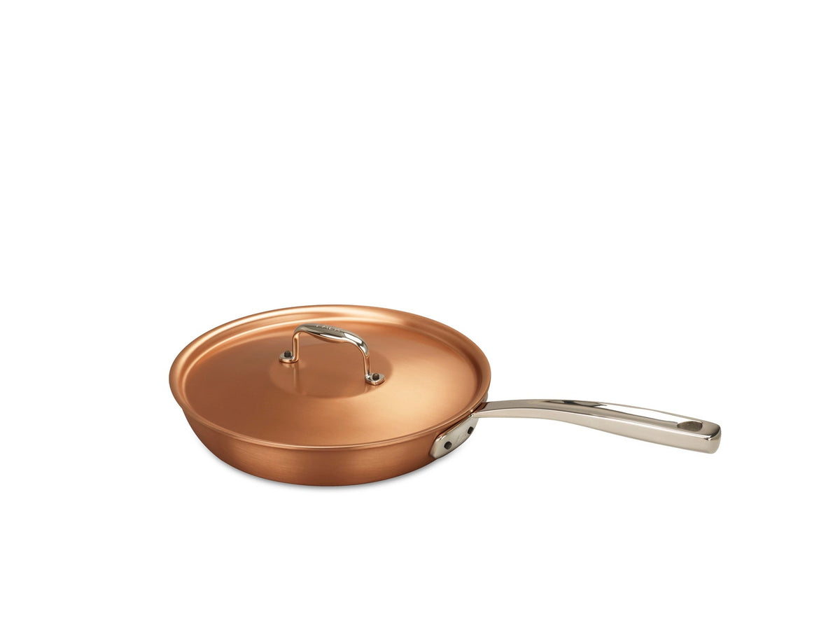 Kupferbratpfanne 24 cm Falk Culinair Signature mit Deckel