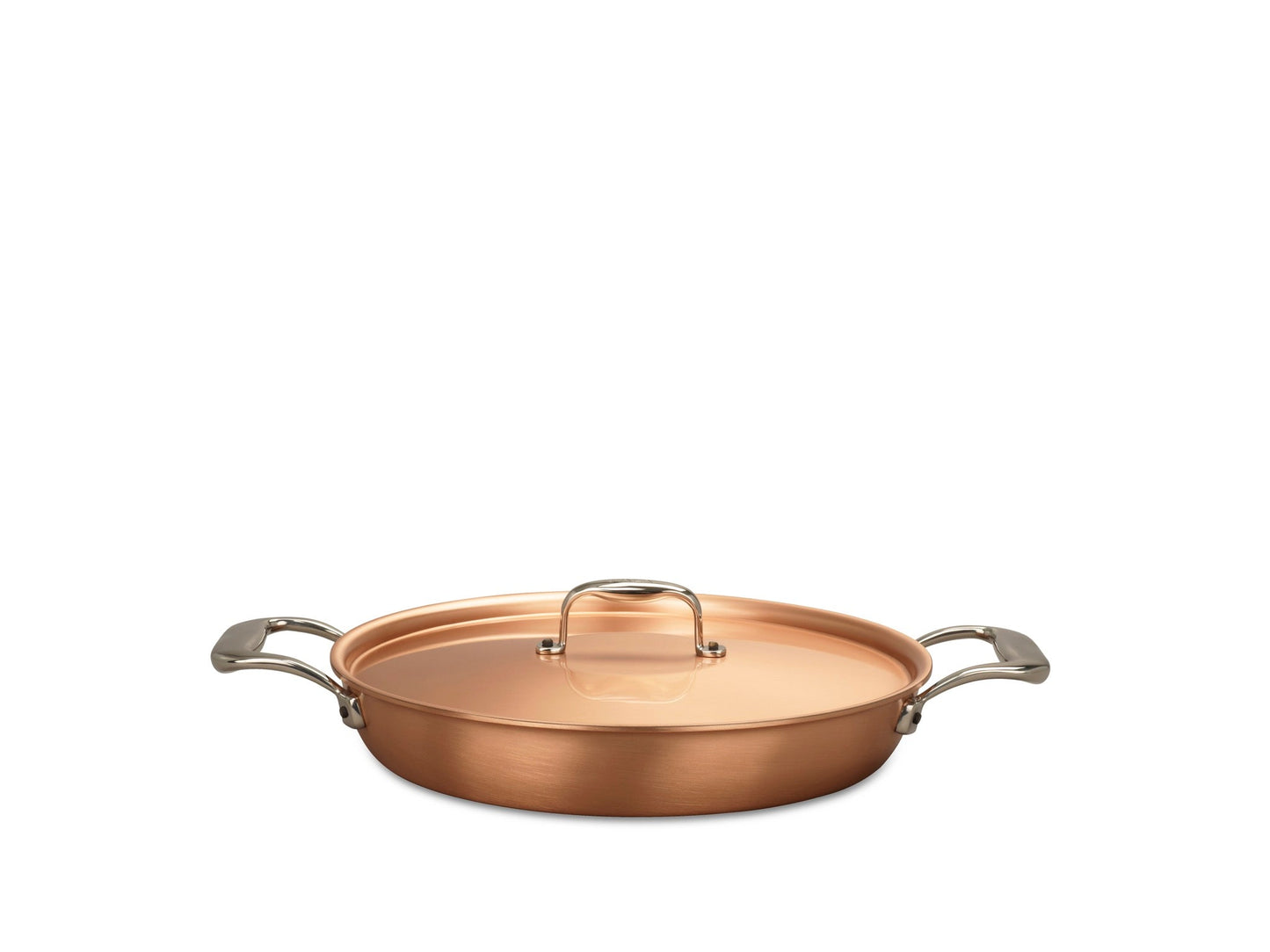 Kupfergratinpfanne 28 cm Falk Culinair Signature, Frontansicht