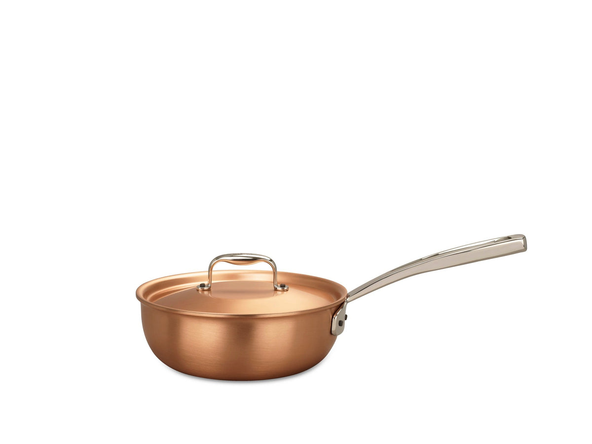 Kupfersauteuse 20 cm Falk Culinair Signature, Frontansicht