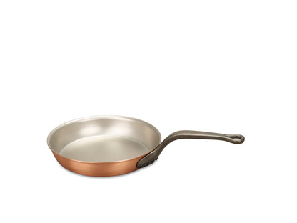 Kupferbratpfanne 24 cm Falk Culinair Fusion Classic, Kupfer mit Eisengriff