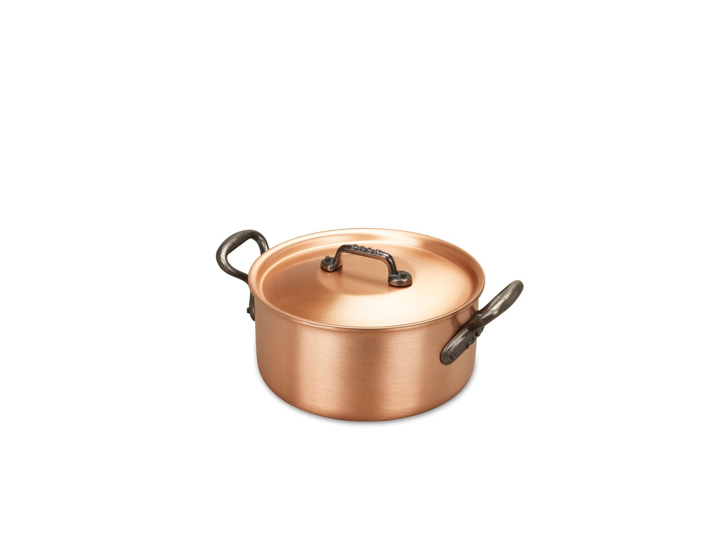 Kupferkochtopf 20 cm Falk Culinair Fusion Classic mit Deckel