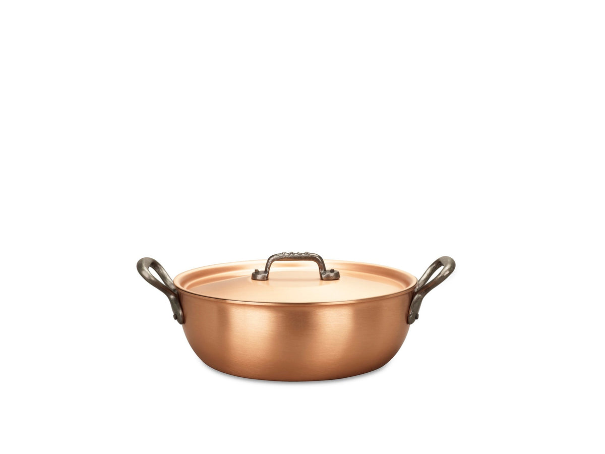 Kupferschmortopf 24 cm Falk Culinair Fusion Classic, Frontansicht