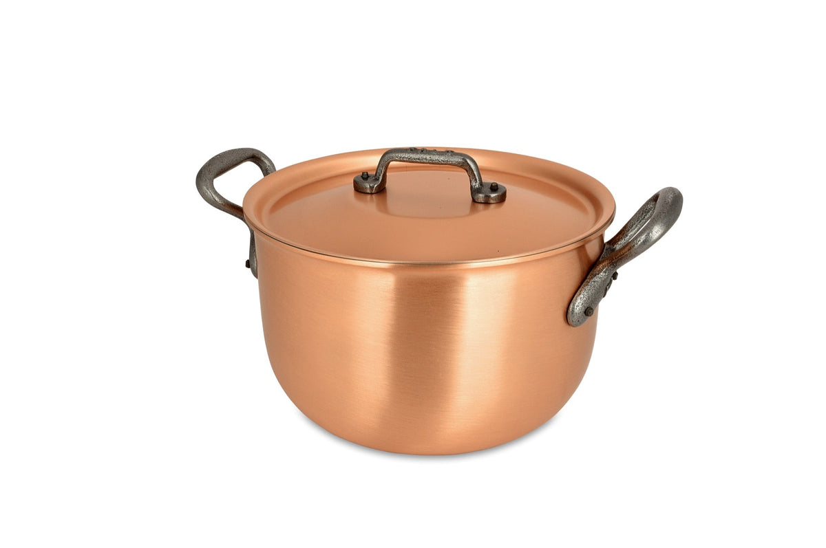 Kupfer Pot-au-feu 20 cm Falk Culinair Fusion Classic mit Deckel