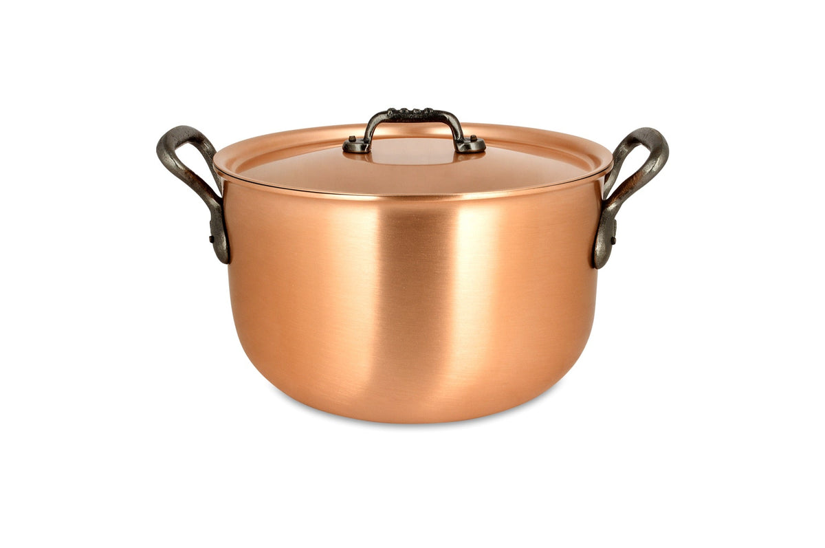 Kupfer Pot-au-feu 24 cm Falk Culinair Fusion Classic, Frontansicht