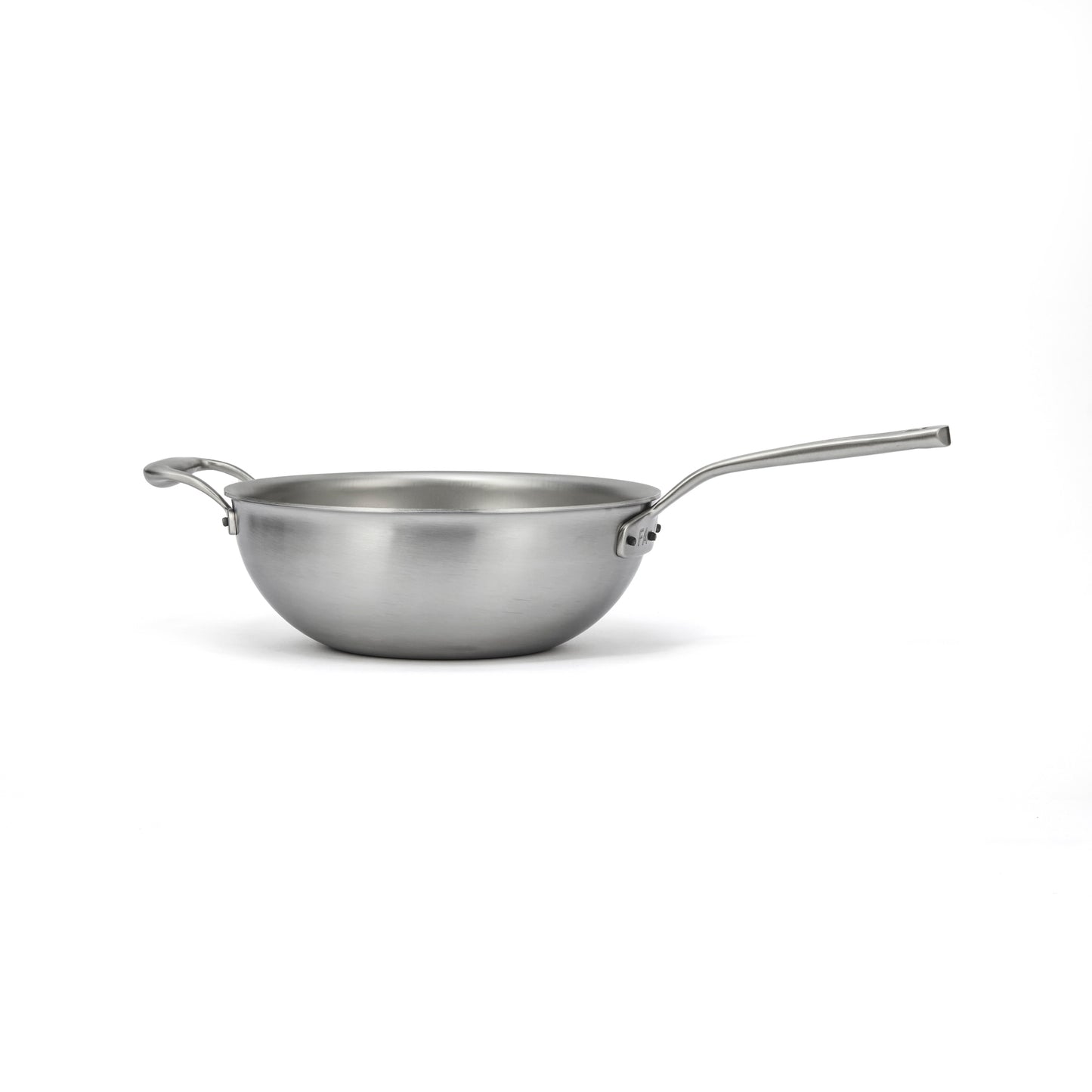 Kupferrisottopfanne 24 cm Falk Culinair Flandria, Edelstahl mit Kupferkern