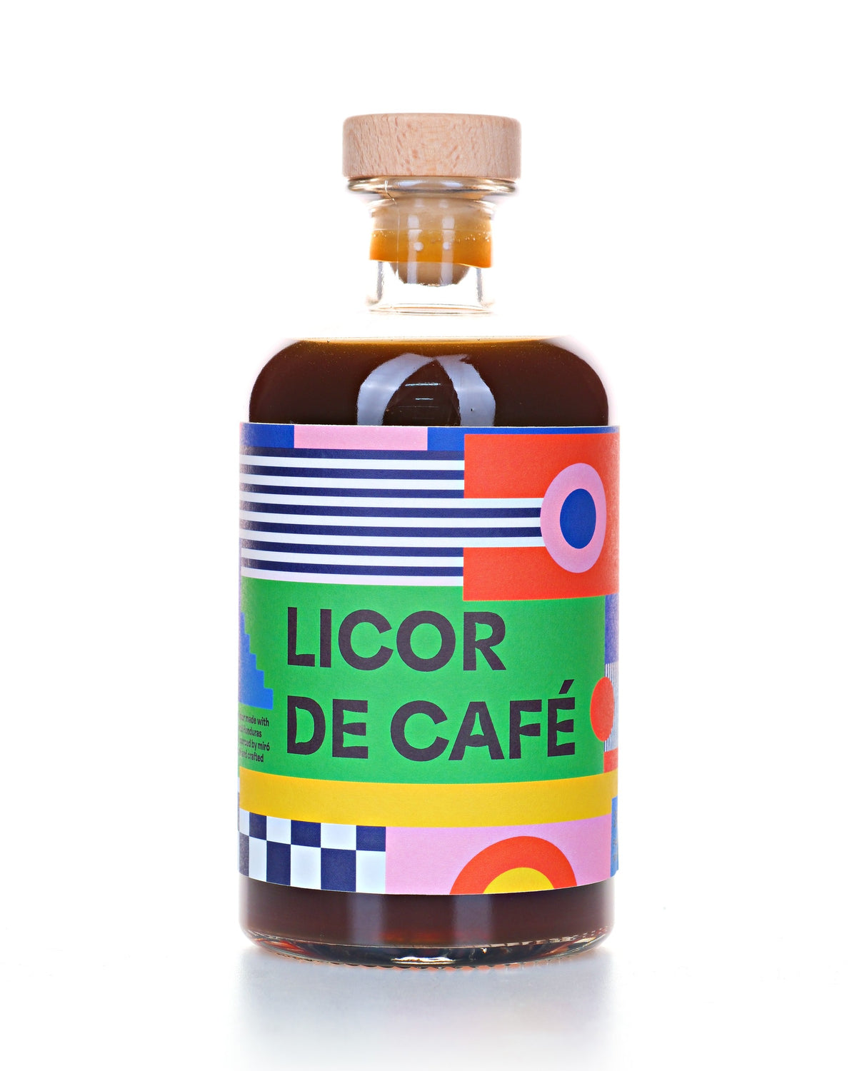 Licor de Café, 50 cl, 24 Vol.-%, Flasche mit farbiger Etikette
