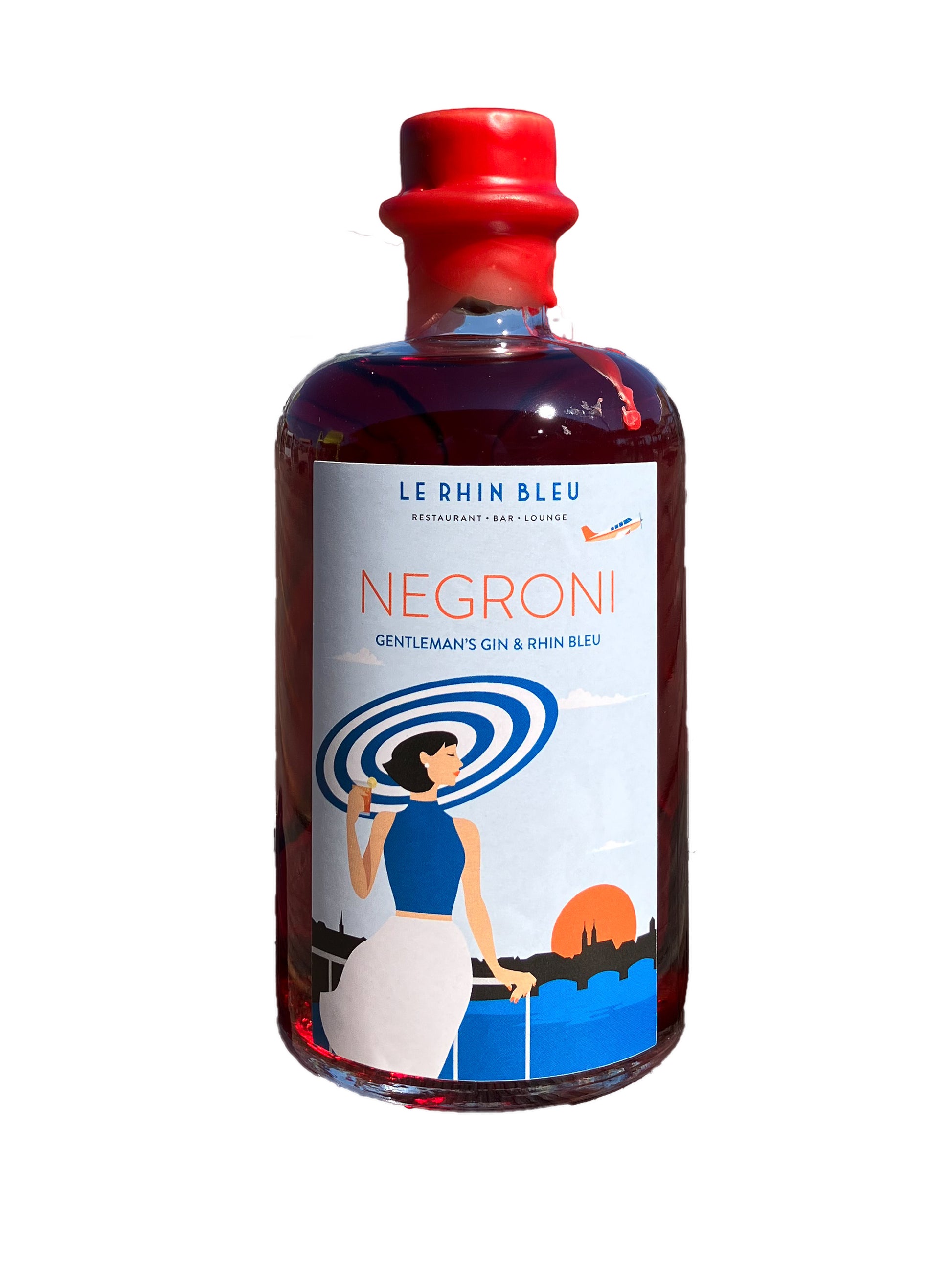 Negroni Rhin Bleu x Gentleman's Gin - GIN LAB.