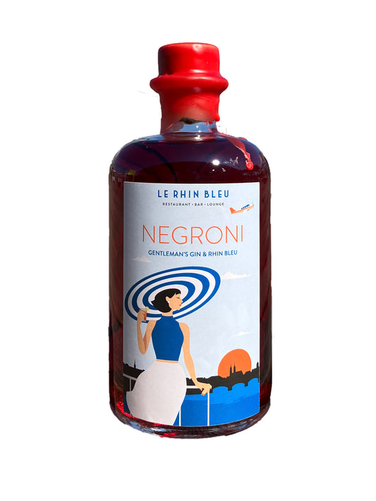 Negroni Rhin Bleu x Gentleman's Gin - GIN LAB.